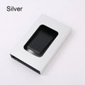 RFID Blocking Metal Card Holder Wallet – Slim Aluminum Travel Wallet for Credit Cards & IDs