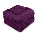 Catalonia Reversible Fleece Throw Blanket, Super Soft Fluffy Fuzzy Blanket Throw 50X60 Inches, Cozy Gift
