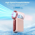Turbo Travel Fan with LED Display – 6-Speed USB Rechargeable Pocket Cooling Fan
