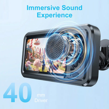 Travel Shower Phone Holder with Bluetooth Speaker – Waterproof 360° Rotating Mount for Hotels, Cruises & Vacations