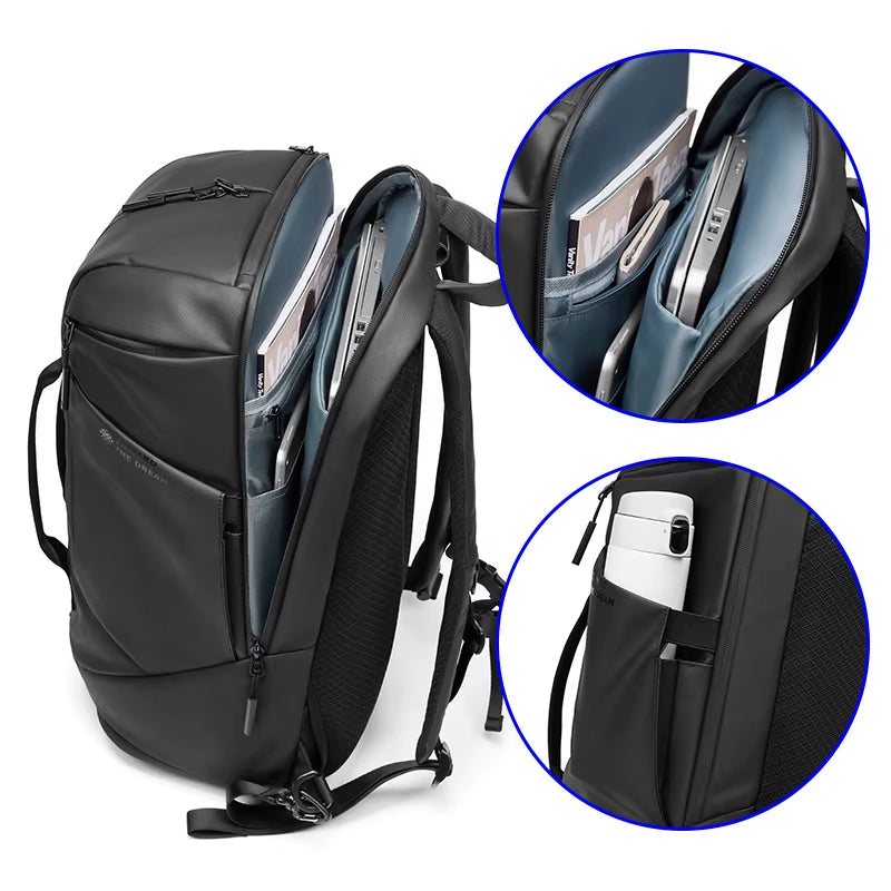 Fashion Minimalist Male Travelling Waterproof Oxford Laptop Backpack for Men Backpack Manufacturer