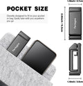 Universal Airplane Phone Holder Mount – Foldable Travel Phone Stand with Dual 360° Rotation