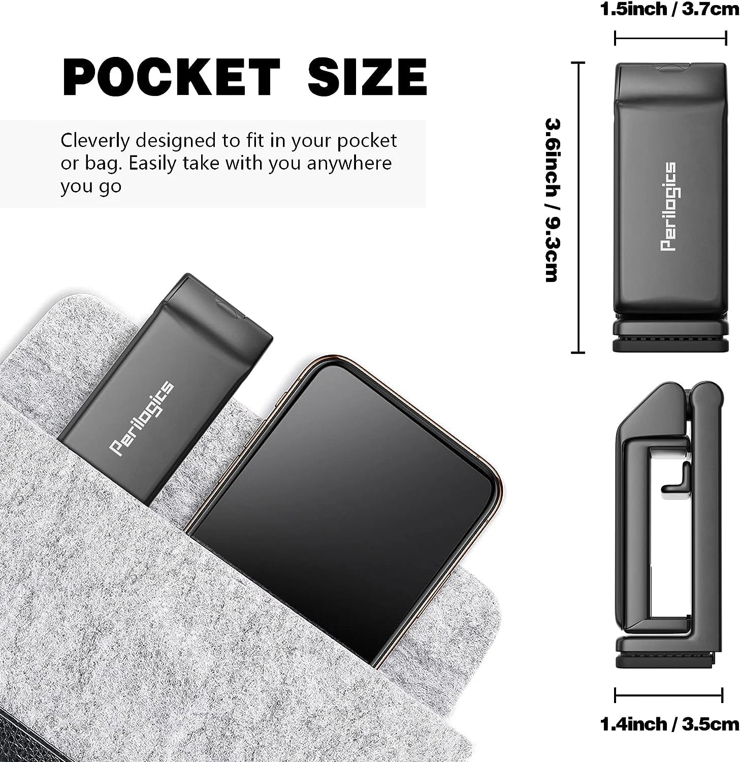 Universal Airplane Phone Holder Mount – Foldable Travel Phone Stand with Dual 360° Rotation
