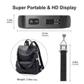 Digital Luggage Scale with Overweight Alert – Portable 110lb/50kg Travel Baggage Scale with Backlit LCD