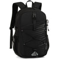 Travel Backpack for Men and Women, Water Resistant College Bookbag, Lightweight School Carry on Back Pack, Black