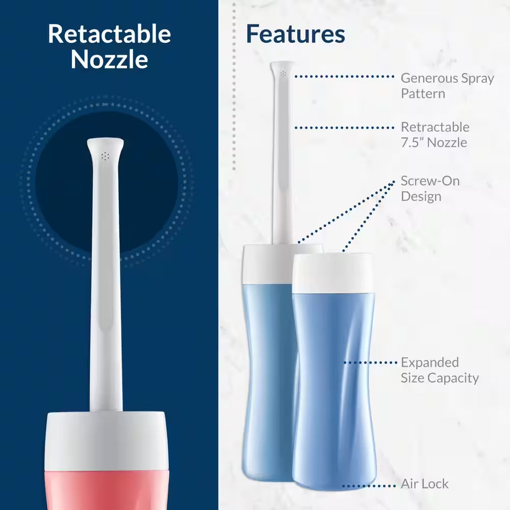 2-Pack Travel Bidet Bottles – Portable Handheld Hygiene Wash System