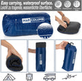 Travel & Camping Comfortable Memory Foam Pillow – Easy to Carry Portable Bag – Temperature Regulating Pillow Case - Perfect for Travelling (Grey)