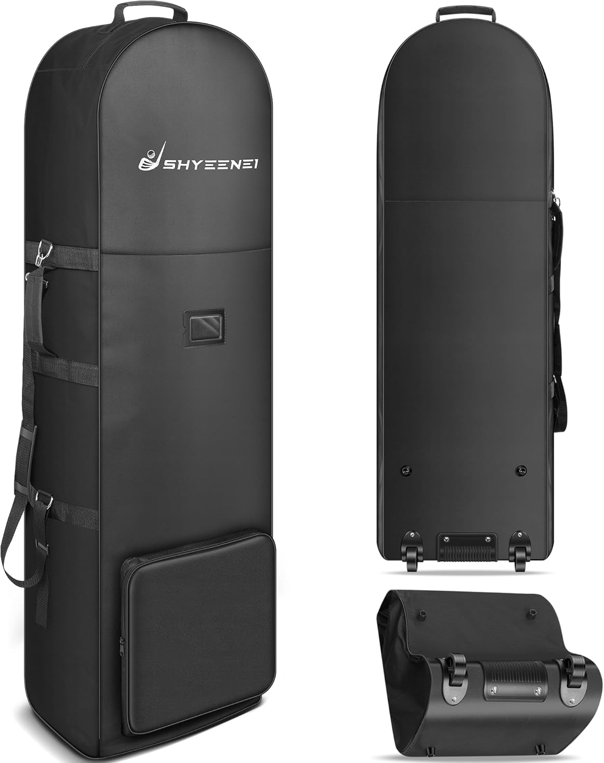 Golf Travel Bag for Airlines – Lightweight Padded Golf Club Travel Case with Wheels
