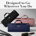 Hair Tools Bag - Oprah’S Favorite Things Winner - Neoprene Hair Tools Travel Bag & Hair Accessories Organizer Case (Mauve)