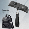 Digital Luggage Scale with Overweight Alert – Portable 110lb/50kg Travel Baggage Scale with Backlit LCD