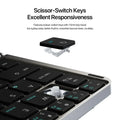 Foldable Bluetooth Keyboard with Touchpad – Wireless Travel Keyboard for iPhone, Android, Windows & Mac