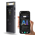 AI Voice Recorder with Transcription & Translation – 64GB Smart Dictaphone with AI Summaries & Mind Mapping