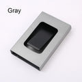 RFID Blocking Metal Card Holder Wallet – Slim Aluminum Travel Wallet for Credit Cards & IDs