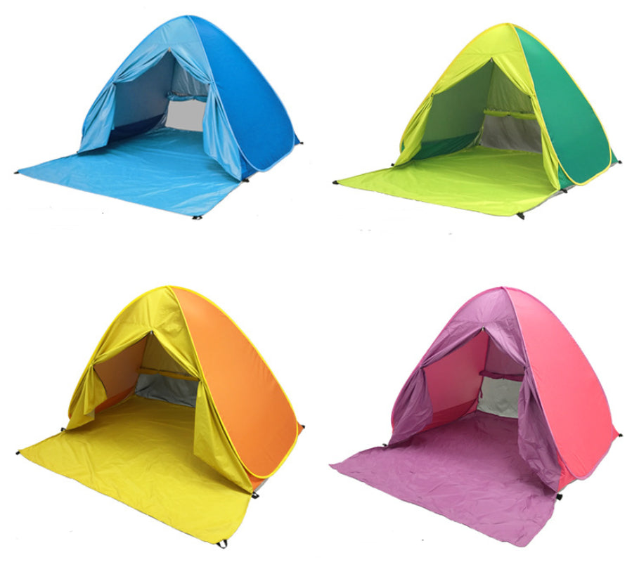 Sunscreen Shelter Tent Anti-Uv Pop up Beach Canopy Outdoor Camping Hiking Tent Travelling Easy Carrying Portable Parts