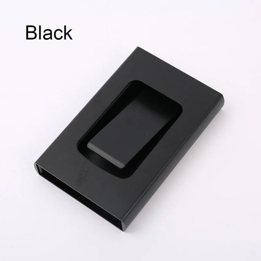 RFID Blocking Metal Card Holder Wallet – Slim Aluminum Travel Wallet for Credit Cards & IDs