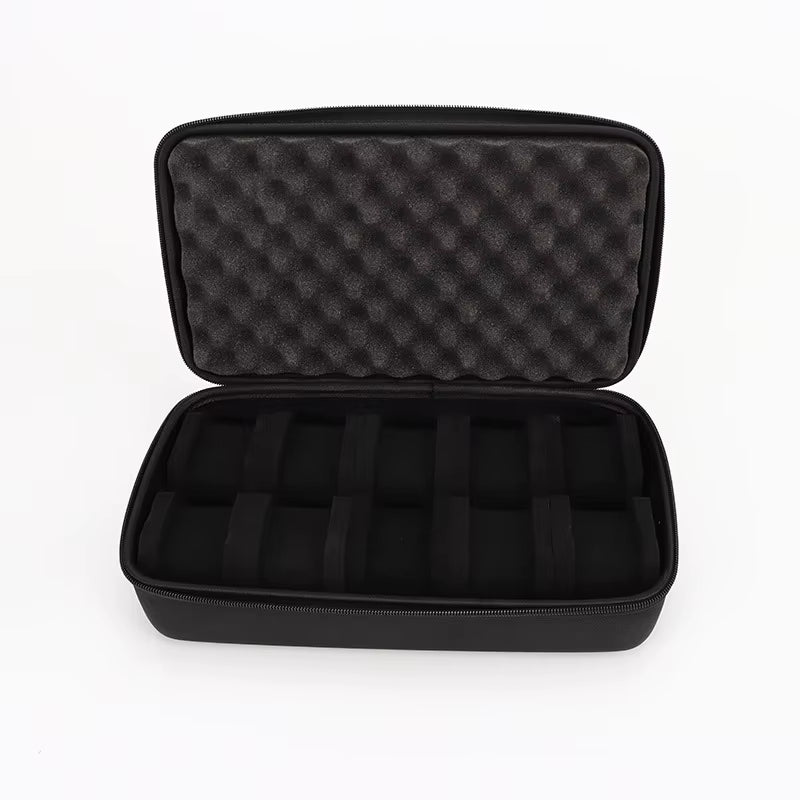 10-Slot Travel Watch Case – Shockproof Zipper Watch Organizer for Watches & Smartwatches