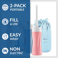 2-Pack Travel Bidet Bottles – Portable Handheld Hygiene Wash System