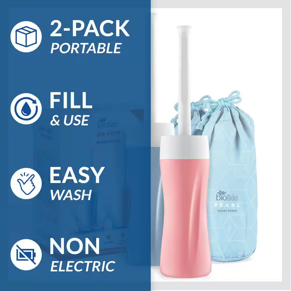 2-Pack Travel Bidet Bottles – Portable Handheld Hygiene Wash System