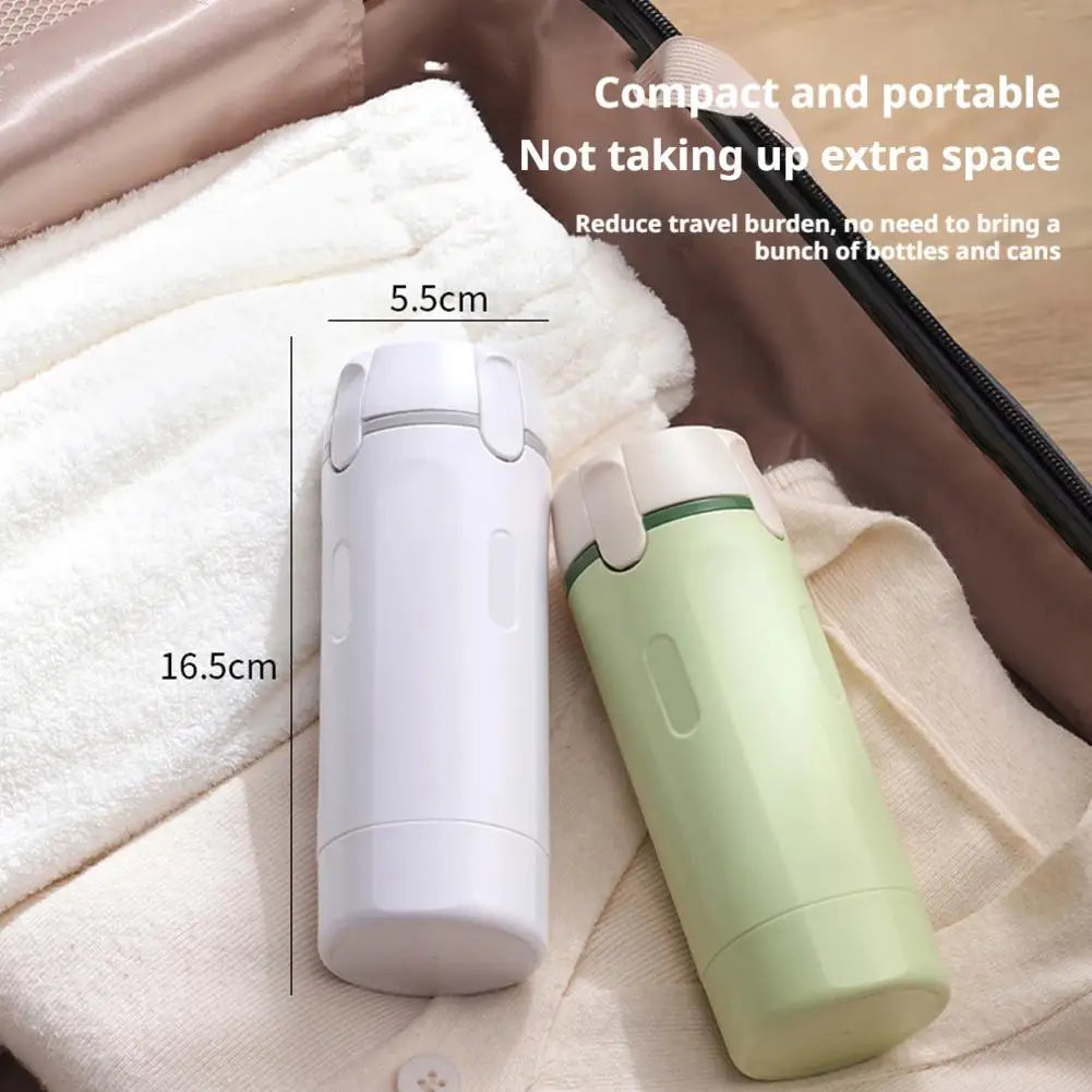 4-in-1 Portable Travel Toiletry Bottle Set – Refillable Leakproof Cosmetic Containers