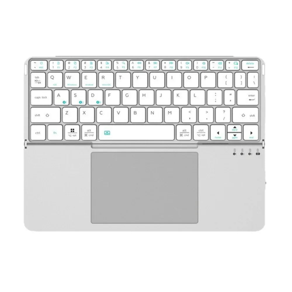 Foldable Bluetooth Keyboard with Touchpad – Wireless Travel Keyboard for iPhone, Android, Windows & Mac