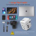 HyperGear WorldCharge Universal Travel Adapter – Worldwide Plug Adapter with USB-C Fast Charging