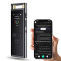 AI Voice Recorder with Transcription & Translation – 64GB Smart Dictaphone with AI Summaries & Mind Mapping