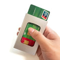 RFID Blocking Metal Card Holder Wallet – Slim Aluminum Travel Wallet for Credit Cards & IDs