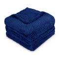 Catalonia Reversible Fleece Throw Blanket, Super Soft Fluffy Fuzzy Blanket Throw 50X60 Inches, Cozy Gift