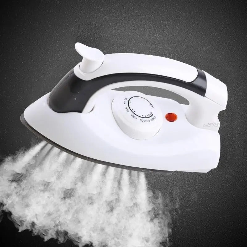 27RB Mini Portable Foldable Electric Steam Iron for Clothes with 3 Gears Baseplate Handheld Flatiron Home Travelling