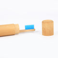 Bamboo Toothbrush Novelty Wooden Teeth Brush Soft-Bristle Bamboo Fibre Wooden Handle Bamboo Tube Charcoal Set