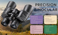 Gladiator 10-30X50 Zoom Binoculars with Tripod Adaptor for Stargazing, Birding, Hiking, Sports, Travelling, Camping