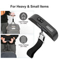 Digital Luggage Scale with Overweight Alert – Portable 110lb/50kg Travel Baggage Scale with Backlit LCD
