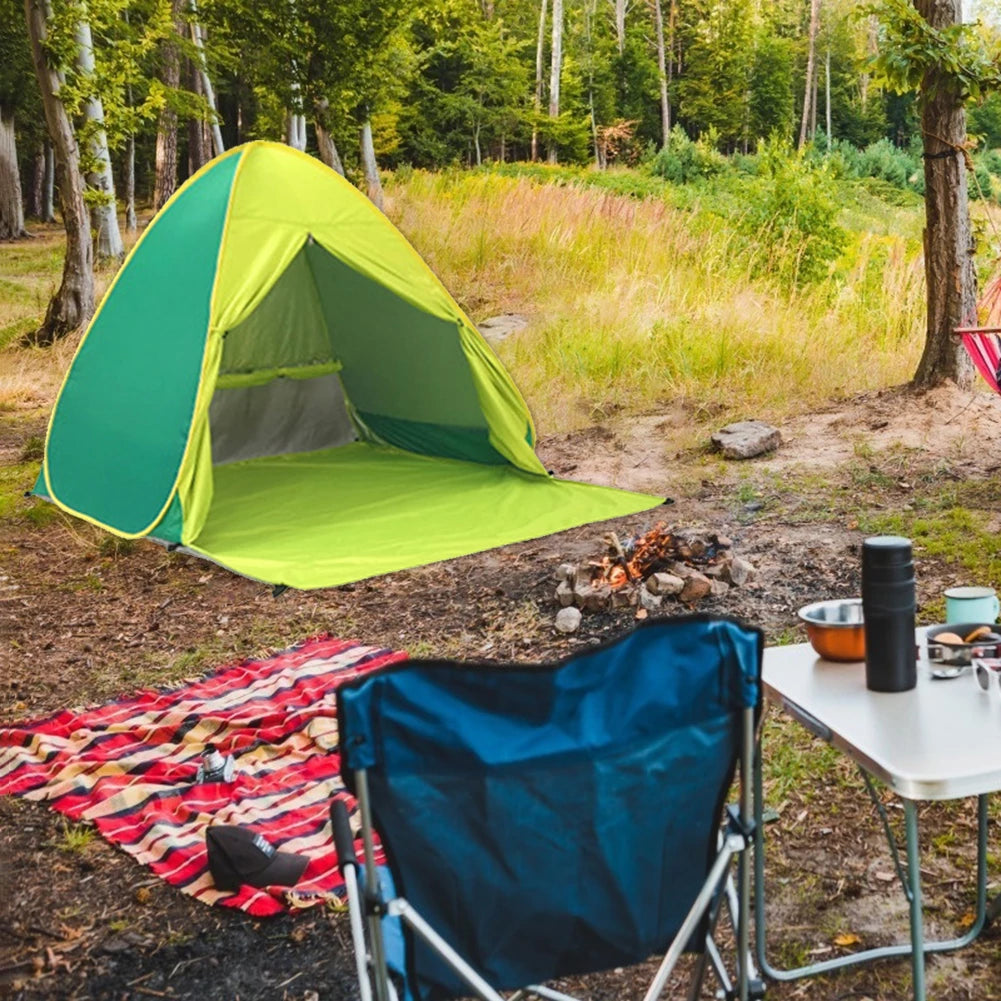 Sunscreen Shelter Tent Anti-Uv Pop up Beach Canopy Outdoor Camping Hiking Tent Travelling Easy Carrying Portable Parts