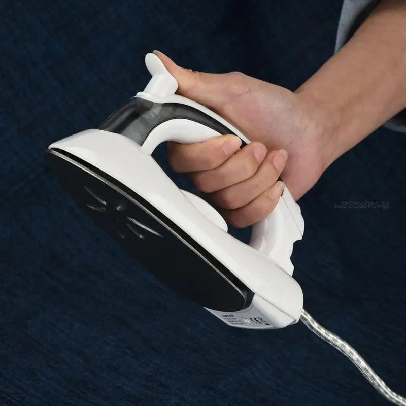 27RB Mini Portable Foldable Electric Steam Iron for Clothes with 3 Gears Baseplate Handheld Flatiron Home Travelling