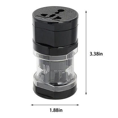     Compact Universal Travel Power Adapter - USA, EU, UK, AUS Worldwide Voltage Compatible