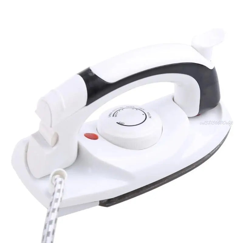 27RB Mini Portable Foldable Electric Steam Iron for Clothes with 3 Gears Baseplate Handheld Flatiron Home Travelling