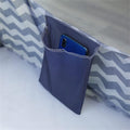 Folding Mosquito Net Tent Canopy Curtains for Beds Home Bedroom Decor (Blue, 1.5X2.0M)