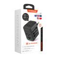 HyperGear WorldCharge Universal Travel Adapter – Worldwide Plug Adapter with USB-C Fast Charging