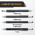 Stocking Stuffers for Men, 9 in 1 Metal Multitool Pen 2Pcs and Refill 6Pcs, Unique Tech Tool Pen from Wife Daughter to Father Boyfriend Husband on Christmas, Birthday, Valentine'S Day