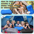 3 Pcs Inflatable Camping Travel Pillow Ultralight Inflating Pillows Lightweight Portable Backpacking Pillow for Neck Lumbar Support Camp Hiking Sleeping(Dark Gray, Black, Dark Blue)